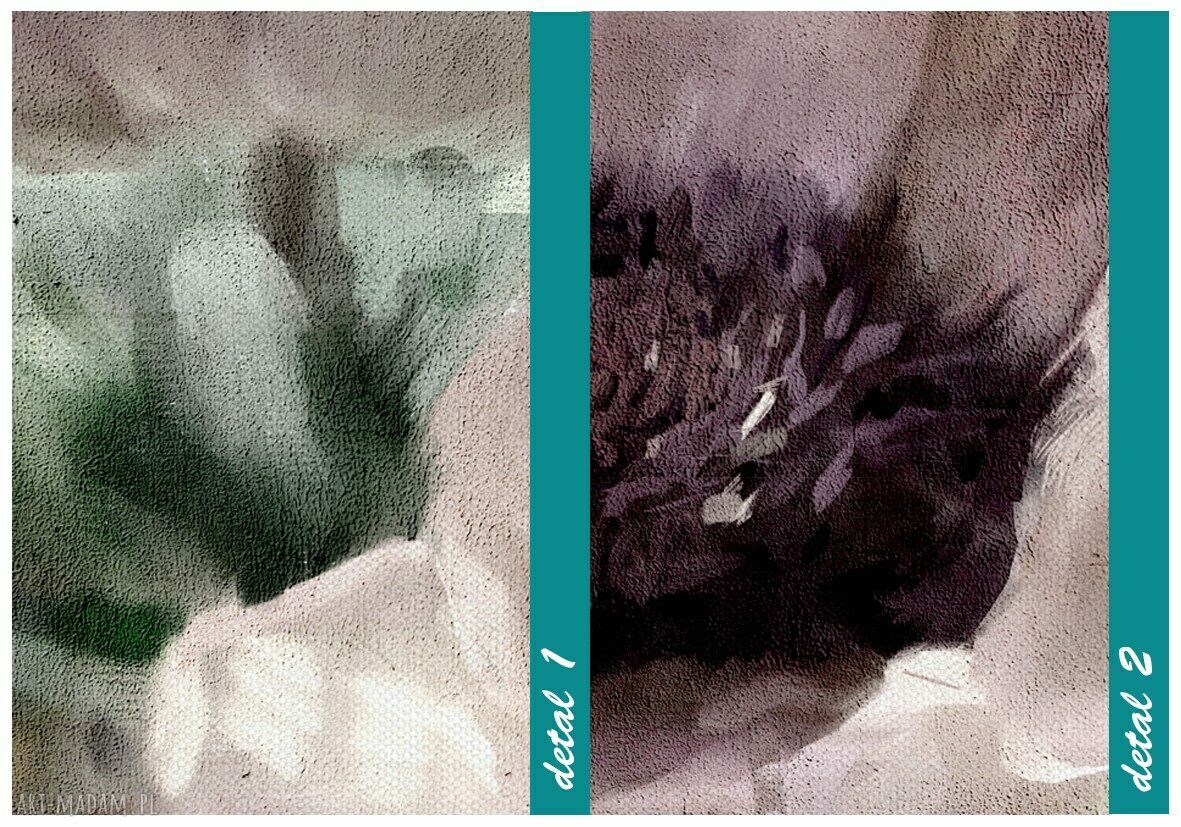 Obraz z zawilcami na płótnie 147x60 cm - gotowy do powieszenia