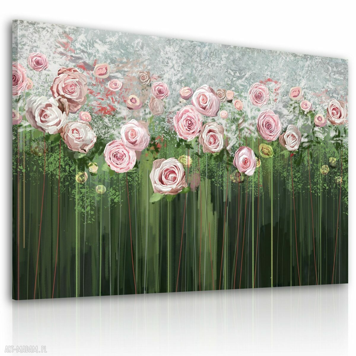Obraz drukowany na płótnie kwiaty róże 120x80 cm NOWdeco