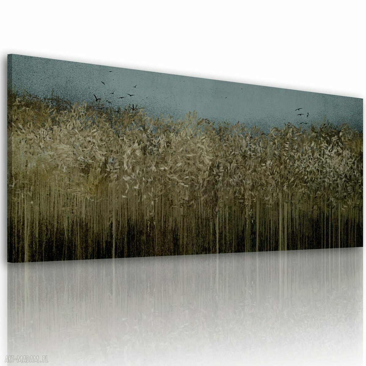 Obraz na płótnie „Łany zbóż” 147x60 cm - pejzaż do salonu