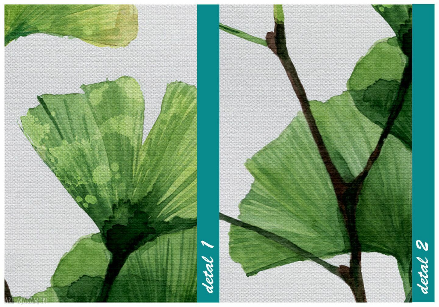 Obraz drukowany na płótnie Miłorząb japoński 50x70 cm