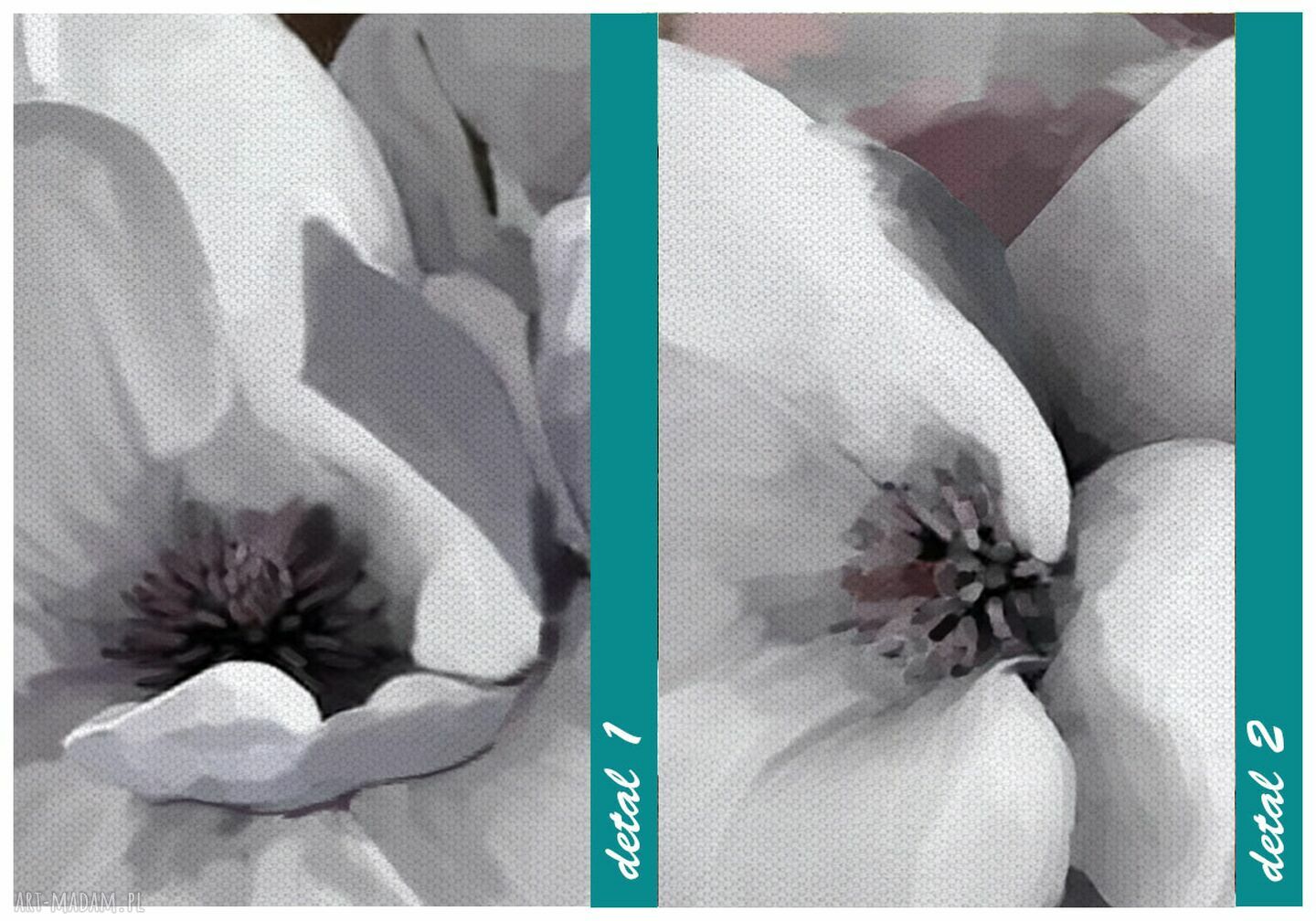 Obraz drukowany na płótnie Kwiaty magnolii w pastelowych barwach 147x60 cm