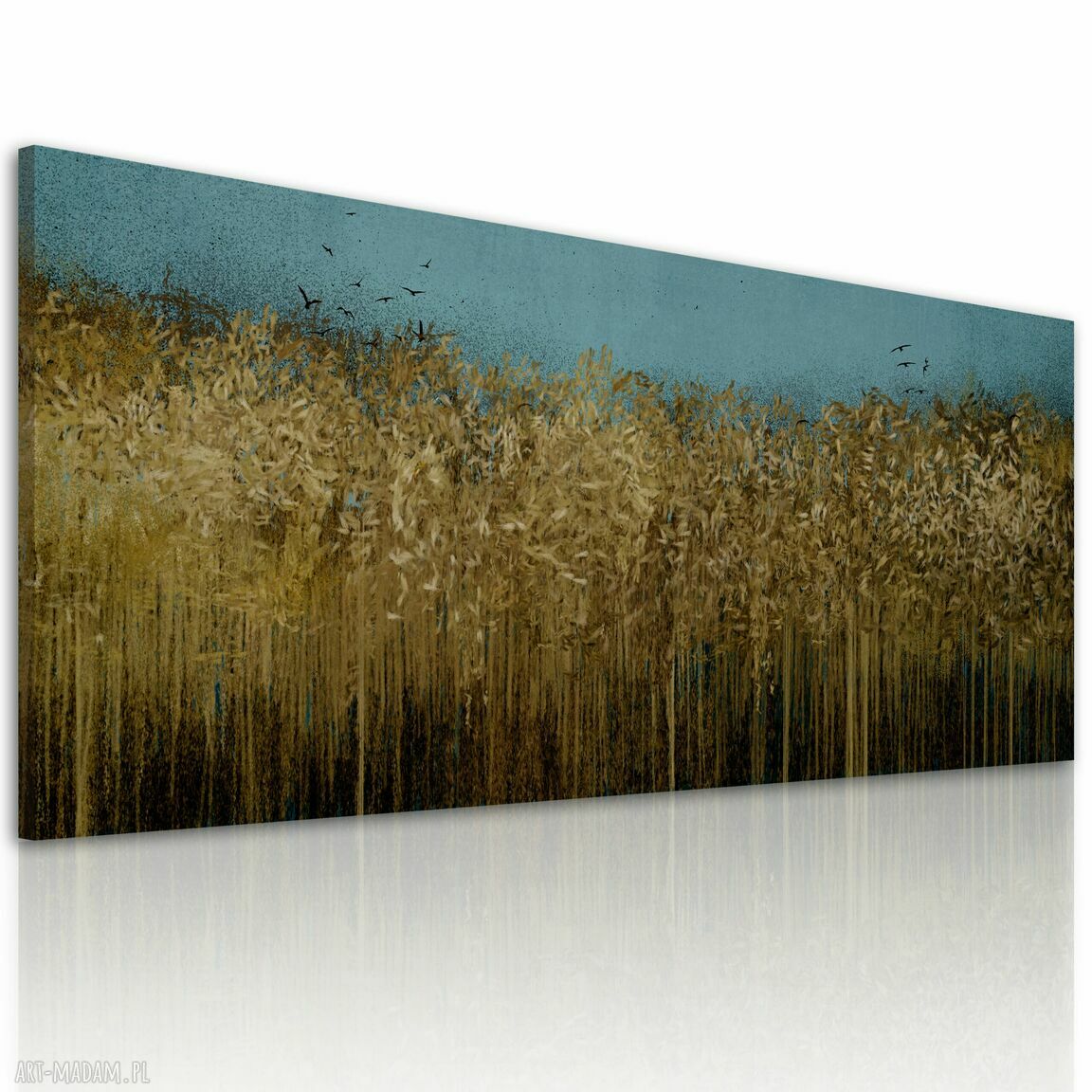 Obraz drukowany na płótnie Pejzaż - łany zbóż 147x60 cm 02655
