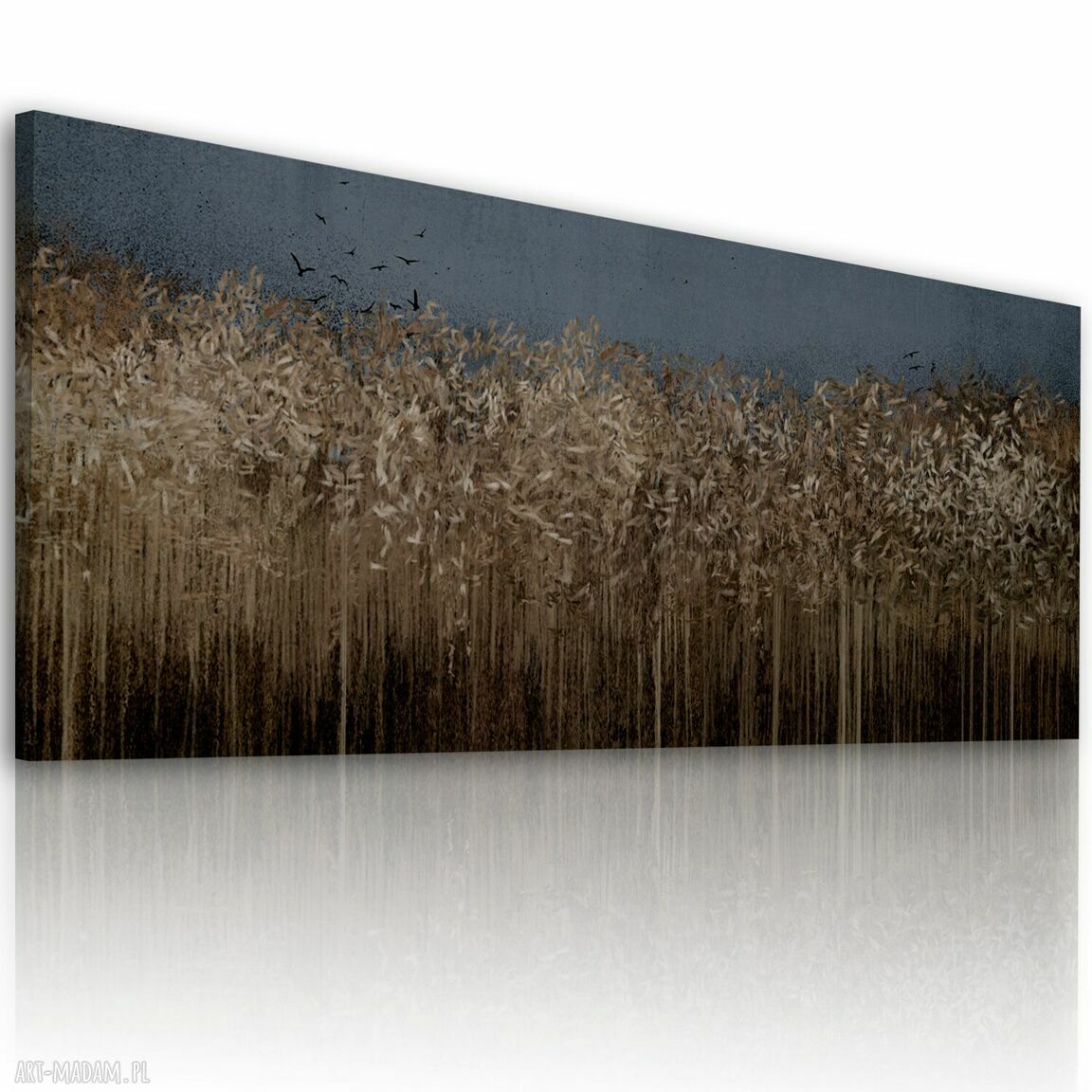Obraz drukowany na płótnie: Pejzaż - Łany zbóż 147x60 cm