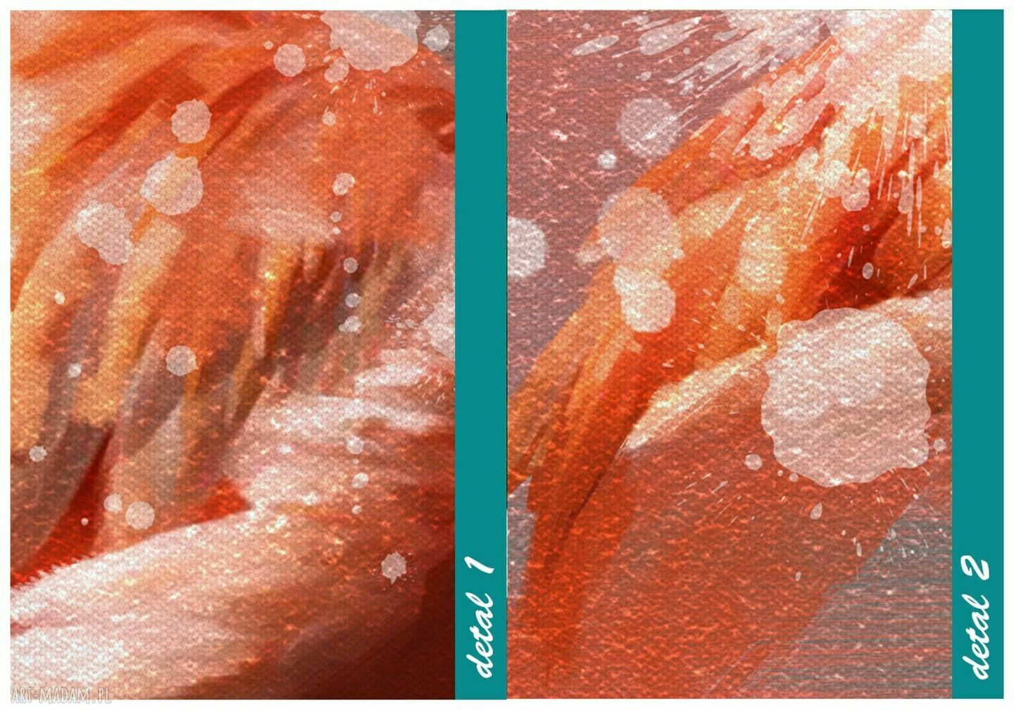 Obraz drukowany na płótnie Flamingi 120x80 cm - tropikalna dekoracja do domu