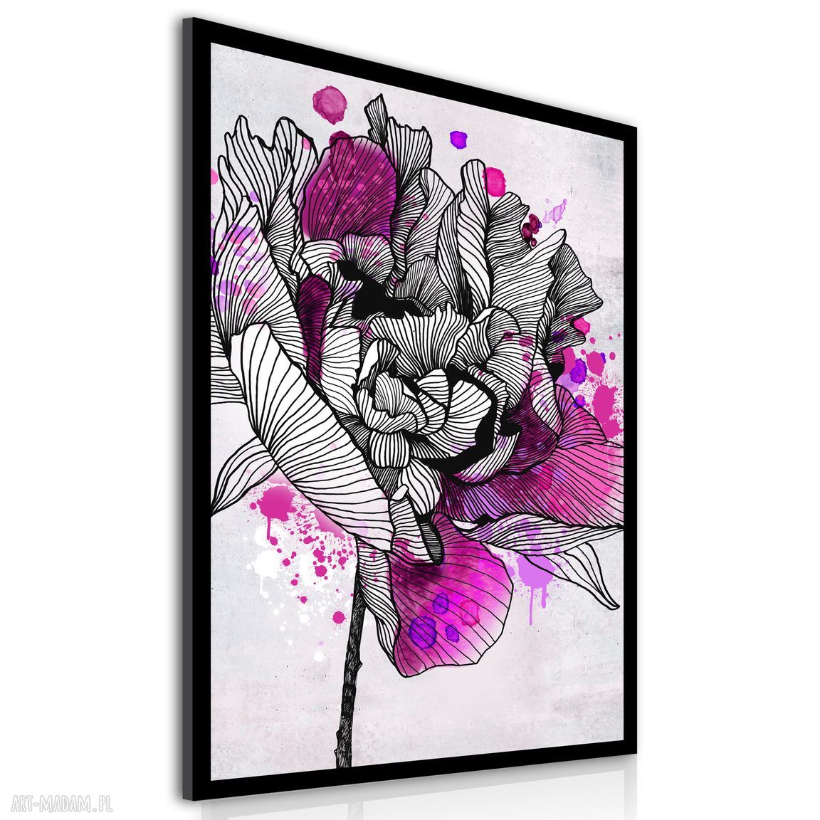 Obraz drukowany na płótnie Róża 70x100 cm