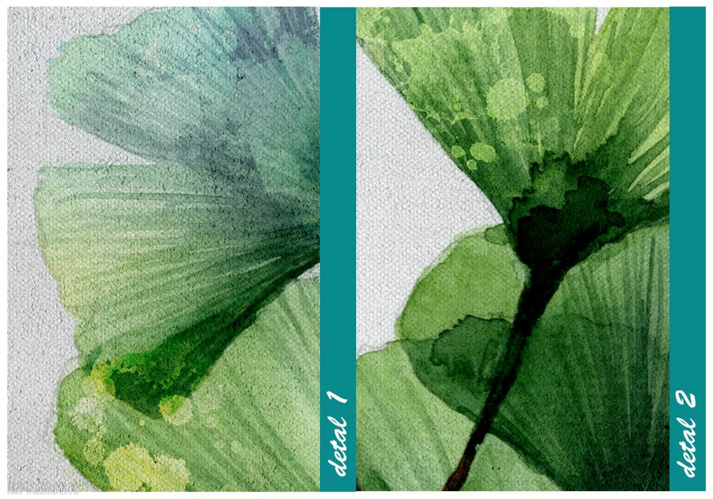 Obraz na płótnie Miłorząb japoński 70x100 cm w stylu boho