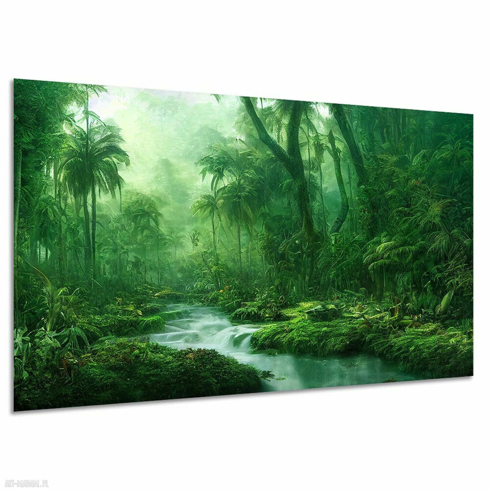 Obraz dżungla na płótnie 120x80 cm do salonu