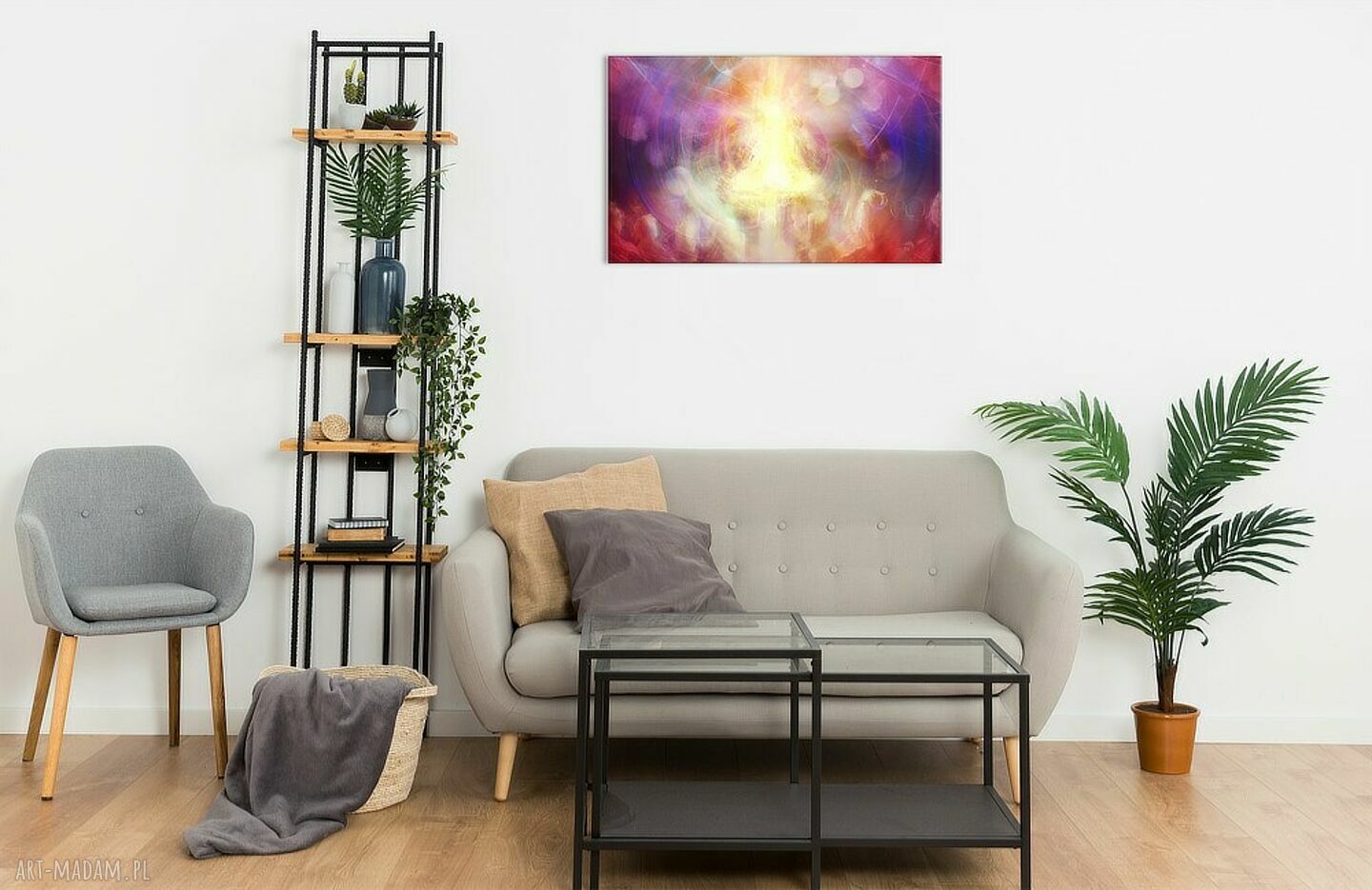 Obraz energetyczny - Iluminacja - wydruk na płótnie 70x43 cm, gotowy do zawieszenia