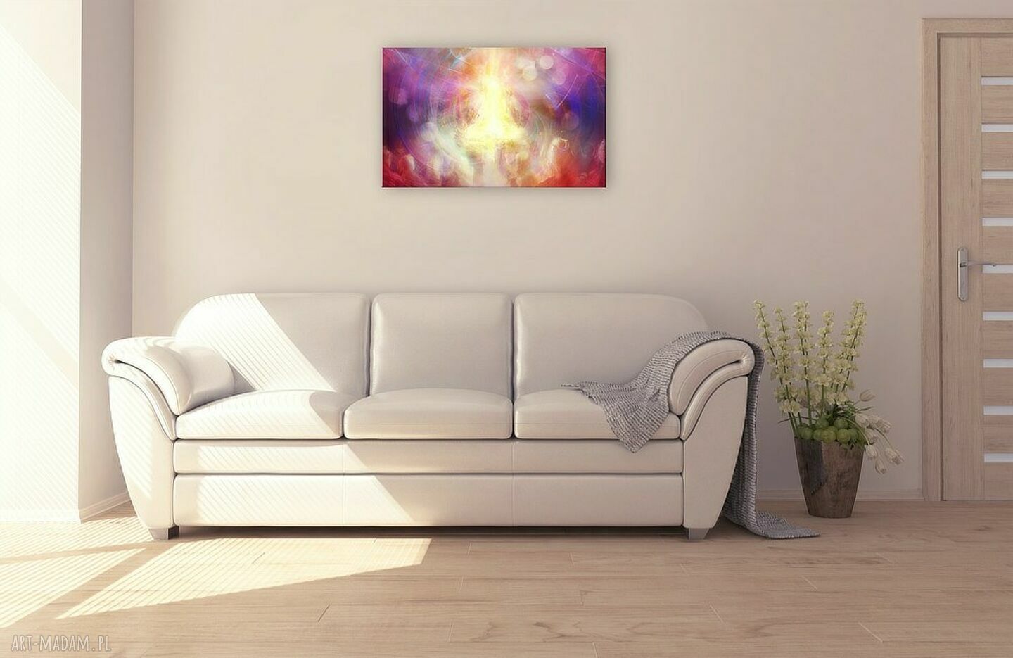 Obraz energetyczny - Iluminacja - wydruk na płótnie 70x43 cm, gotowy do zawieszenia