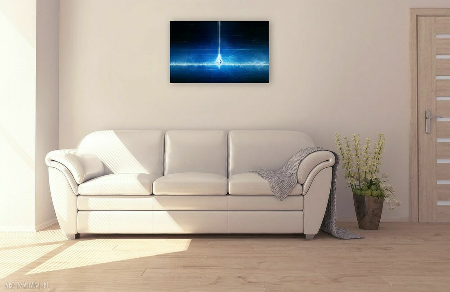 Obraz energetyczny - Medytacja - wydruk na płótnie 70x43 cm