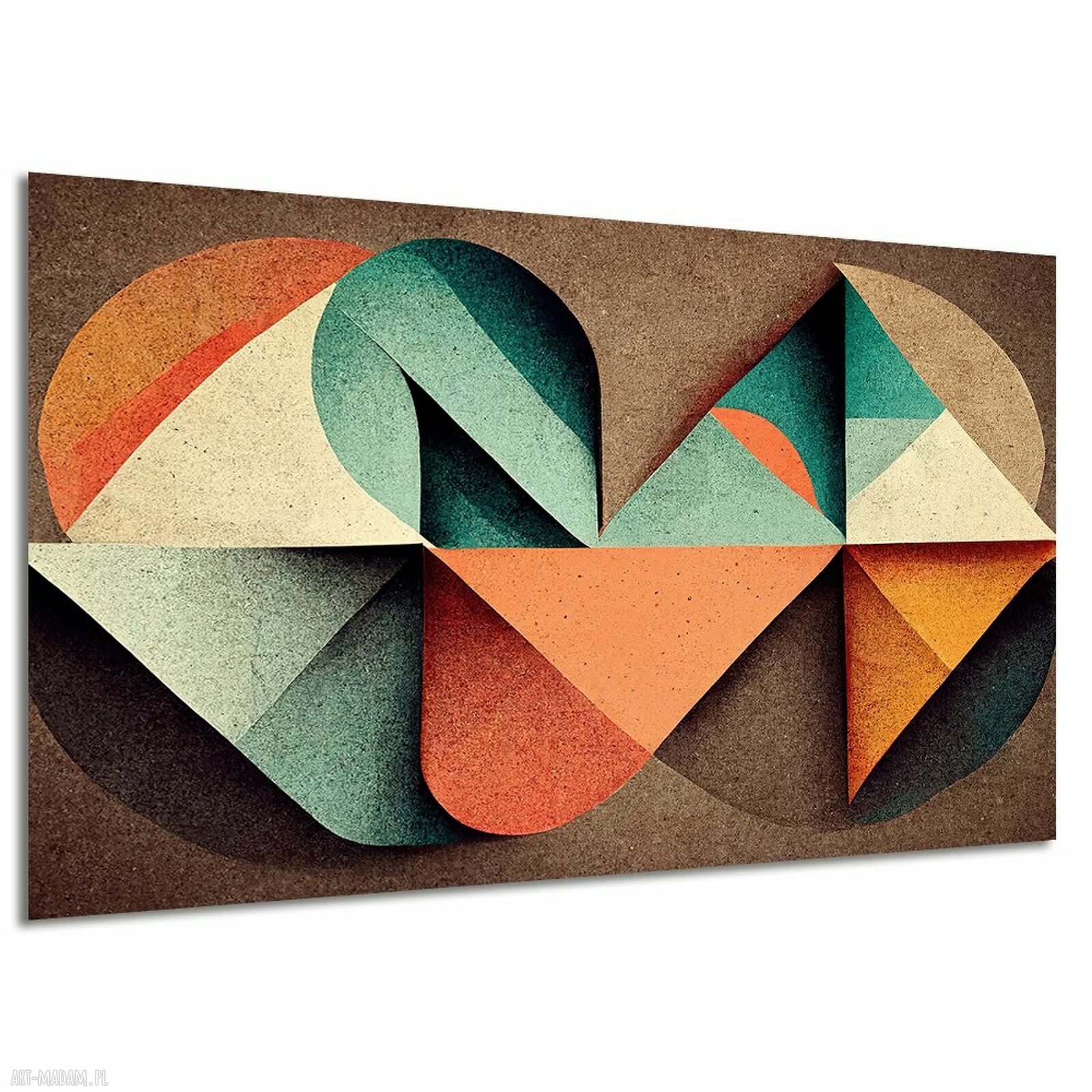 Obraz geometryczny ABSTRAKCJA 60 na beton 120x80