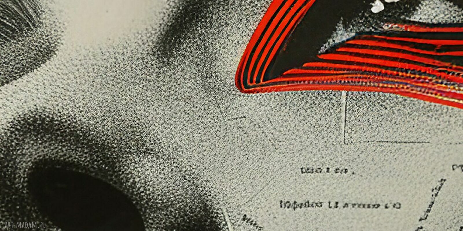 Obraz z kobietą glamour retro art deco 120x80 cm