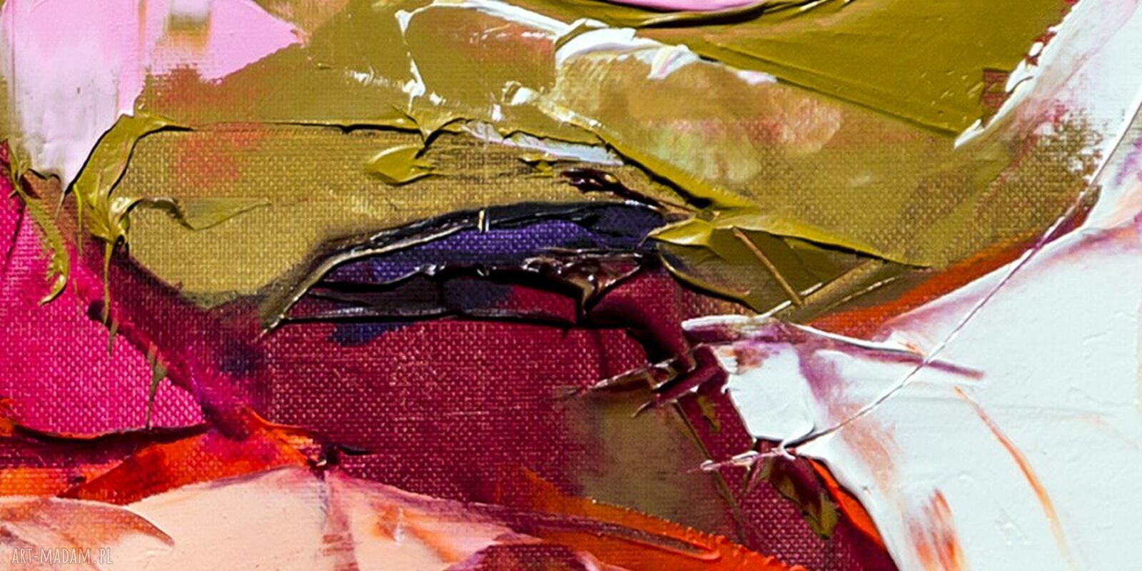 Kolorowy obraz na płótnie - twarz kobiety 120x80 cm