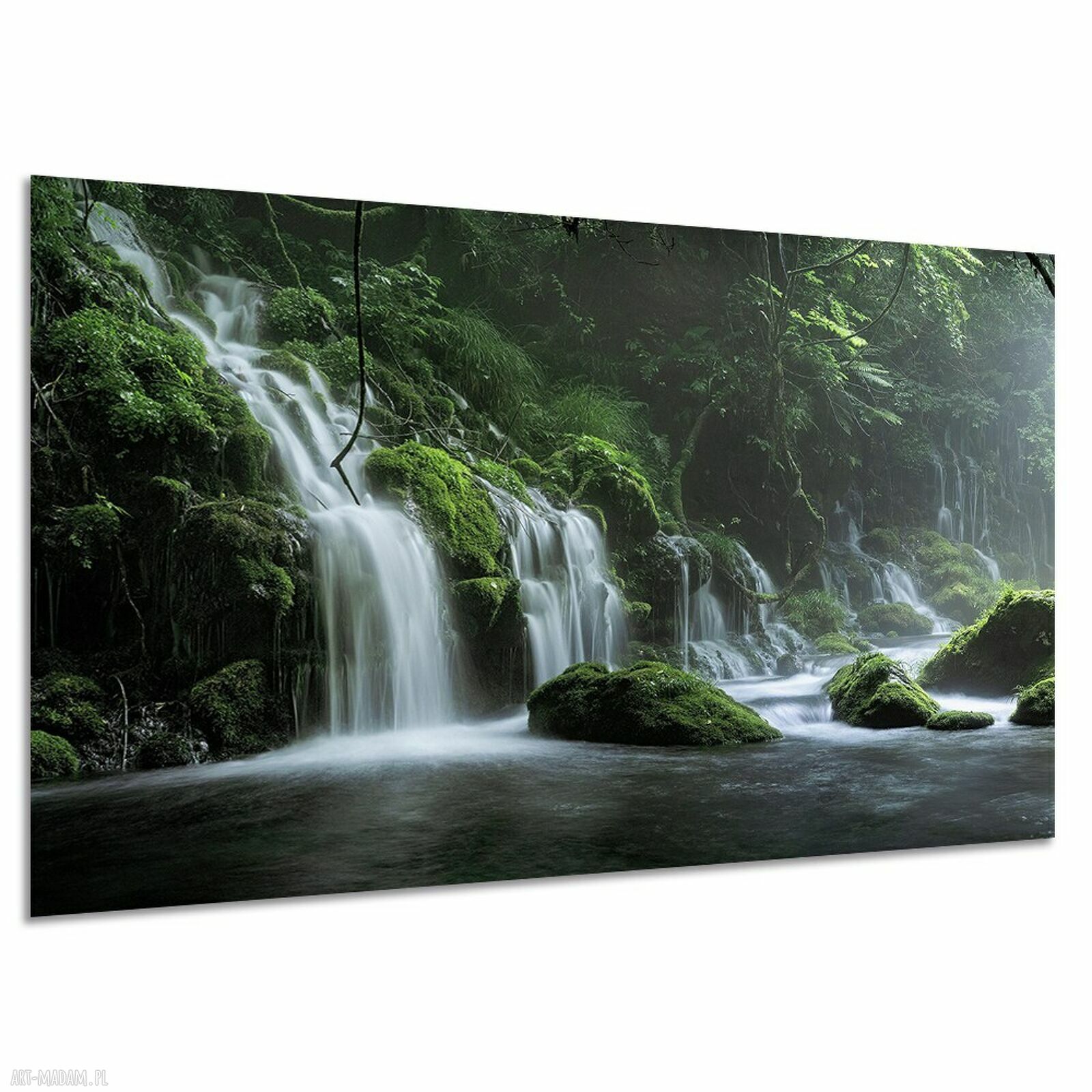 Obraz na płótnie Wodospad w tropikalnym lesie 120x80 cm
