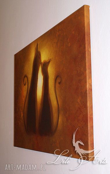 Obraz Kotki - wydruk na płótnie 70x50 cm (gotowy do zawieszenia)