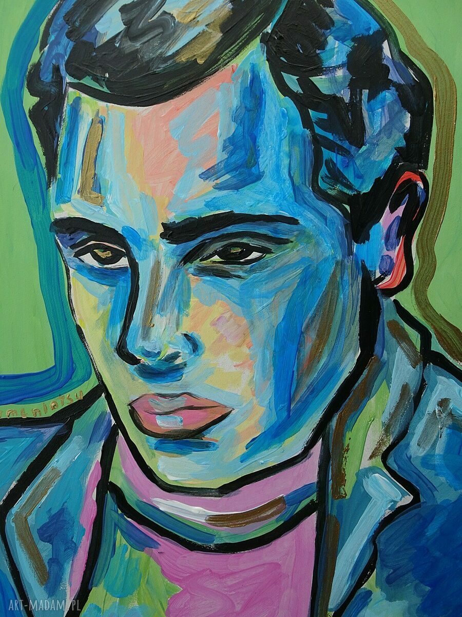 Obraz Marlon Brando - Old Cinema Star - do salonu