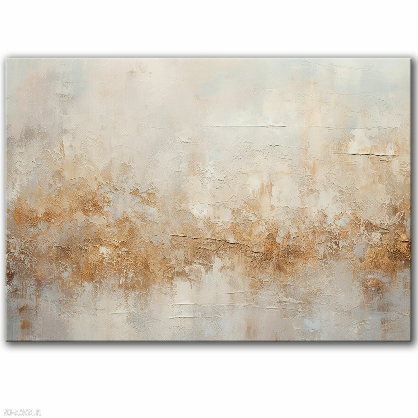 Obraz na płótnie 100x70 cm - Jasna abstrakcja 1-0644