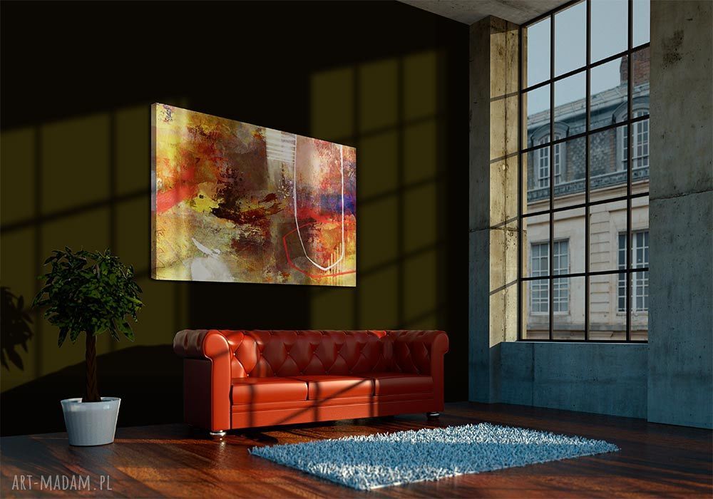 Obraz Pastelove Labirynty - abstrakcja kształtów na płótnie 120x80 cm (wysyłka 24h)