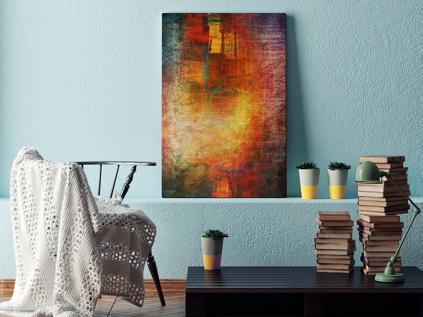 Nowoczesny obraz na płótnie Abstrakcja sztuka 120x80 cm - ekspresjonizm
