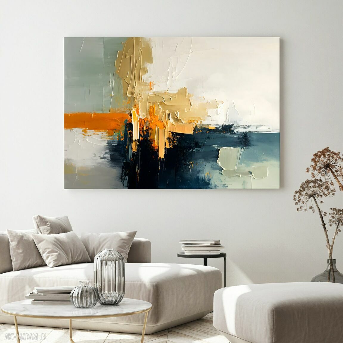 Obraz na płótnie Abstrakcja II 100x70 cm