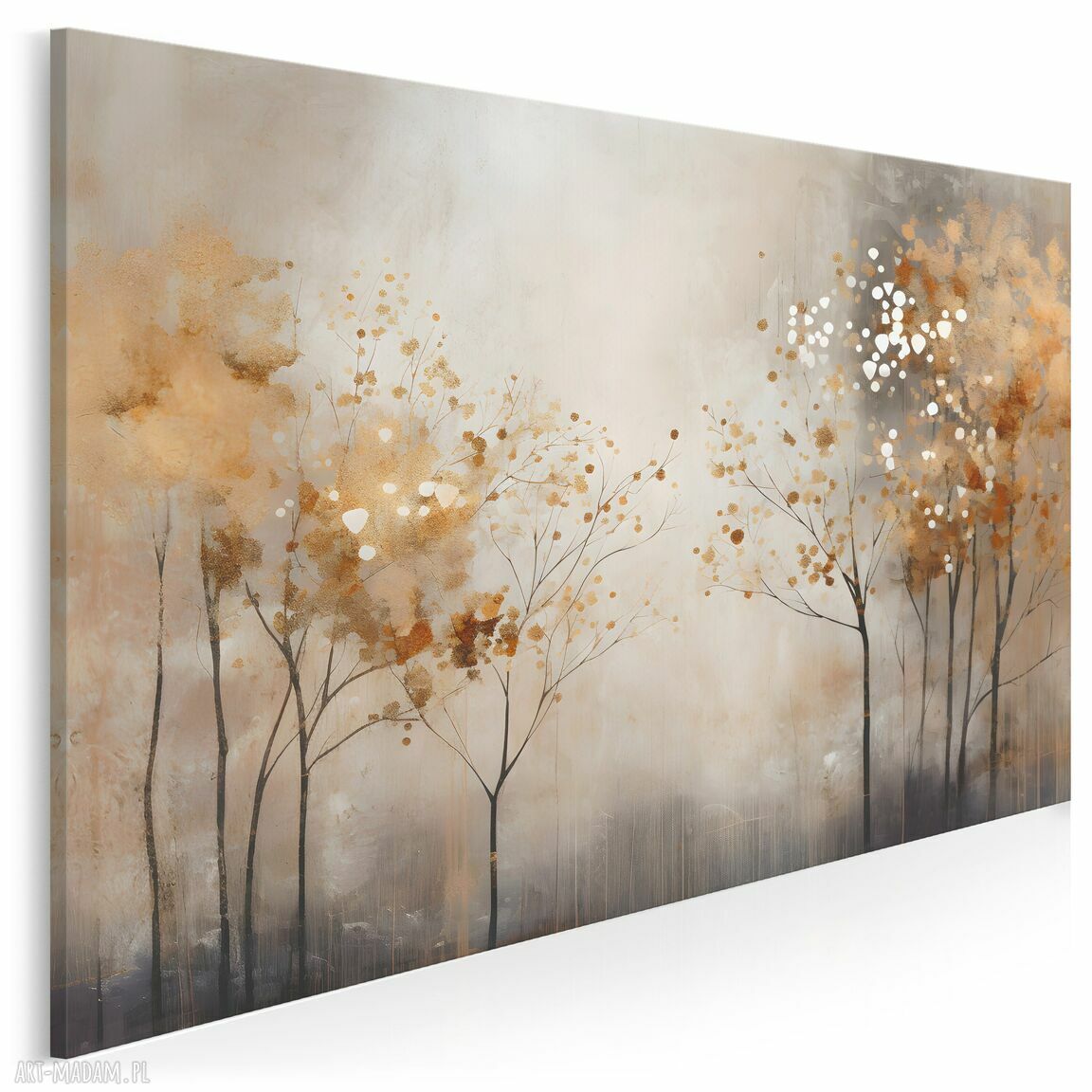 Obraz na płótnie Abstrakcja Las Drzewa Korony 120x80 cm