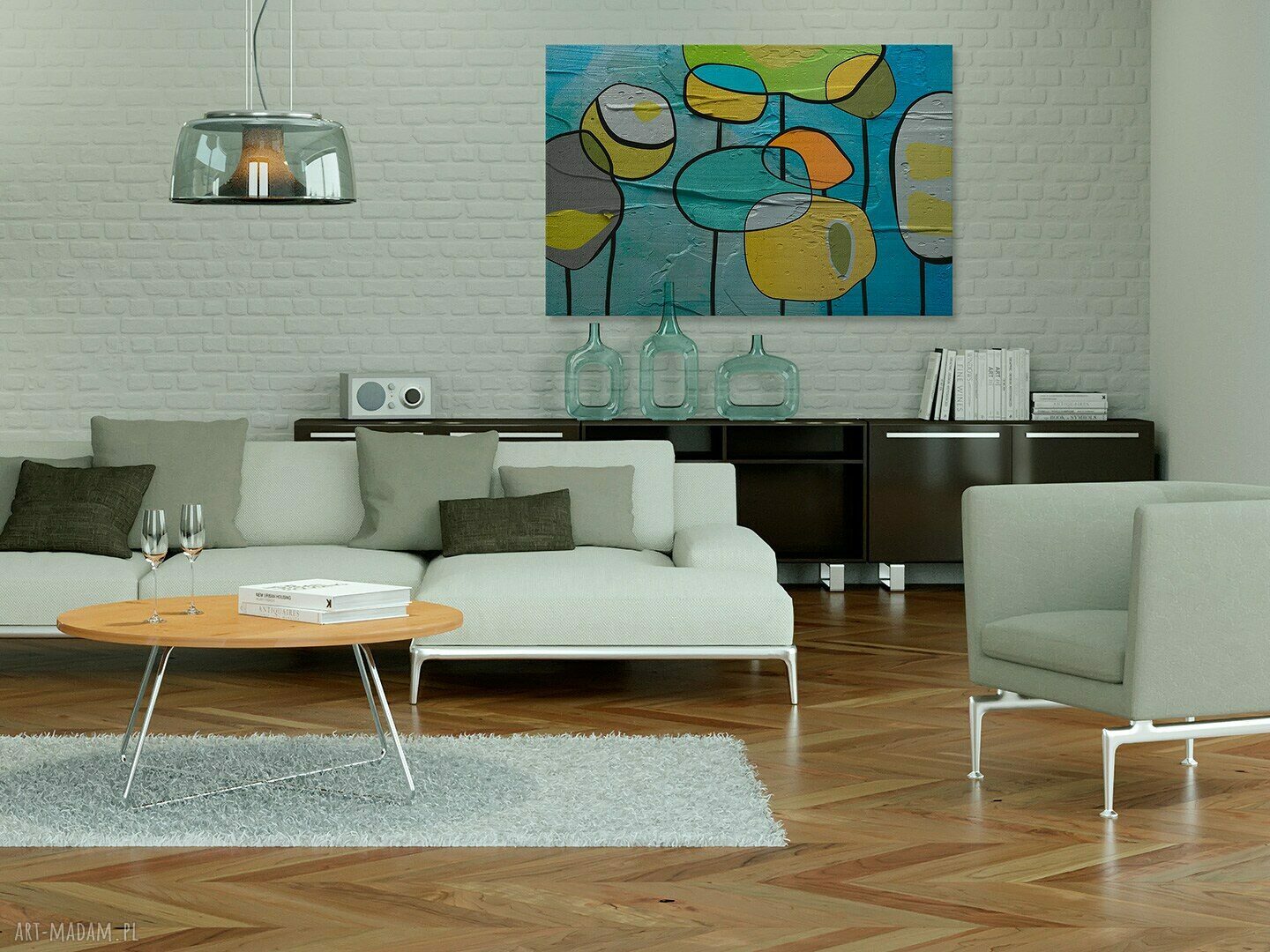 Obraz na płótnie - BAŃKI MYDLANE - 120x80 cm (47001)