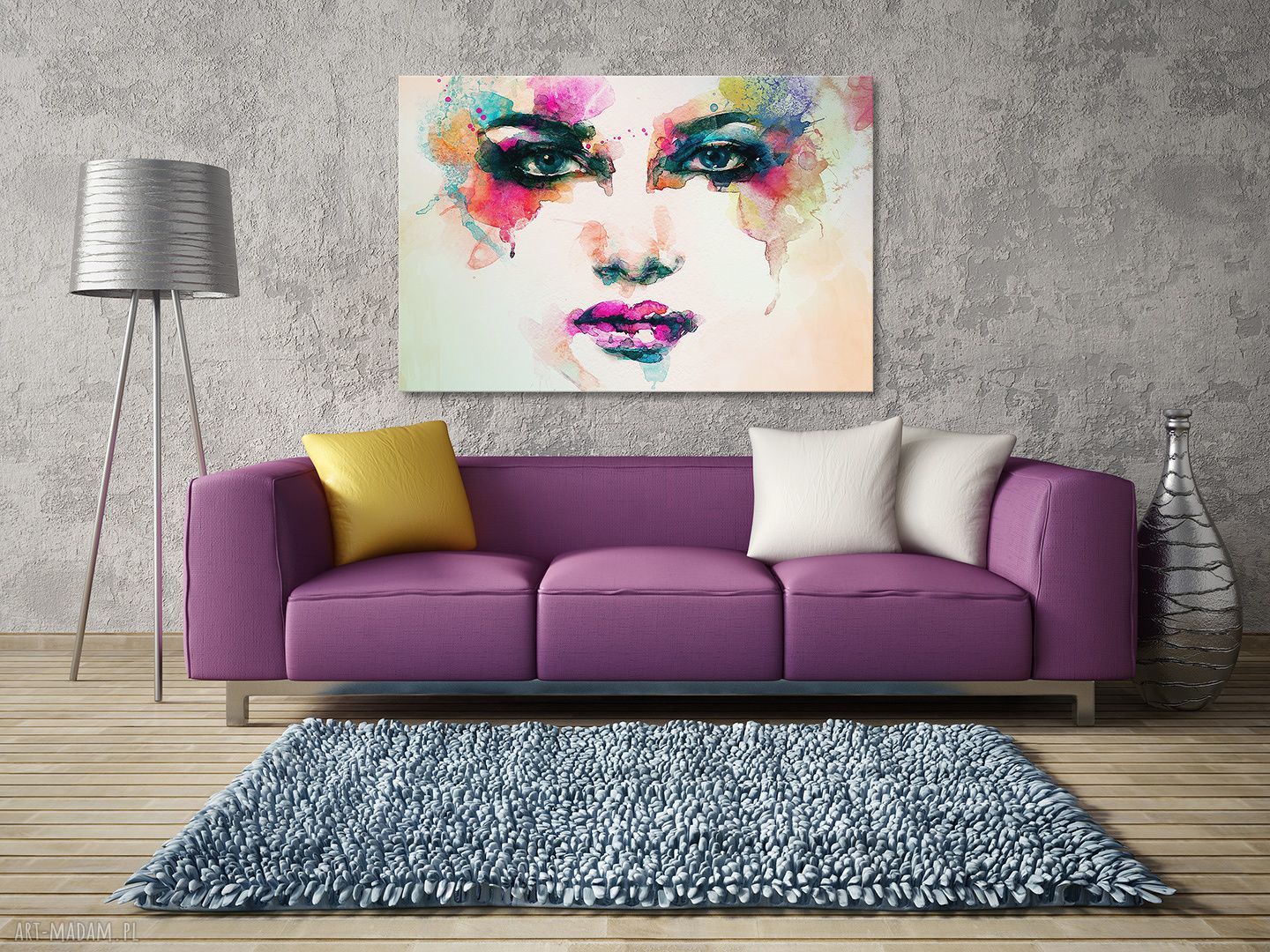 Obraz na płótnie Kobieta Oczy - 120x80 cm (22601)