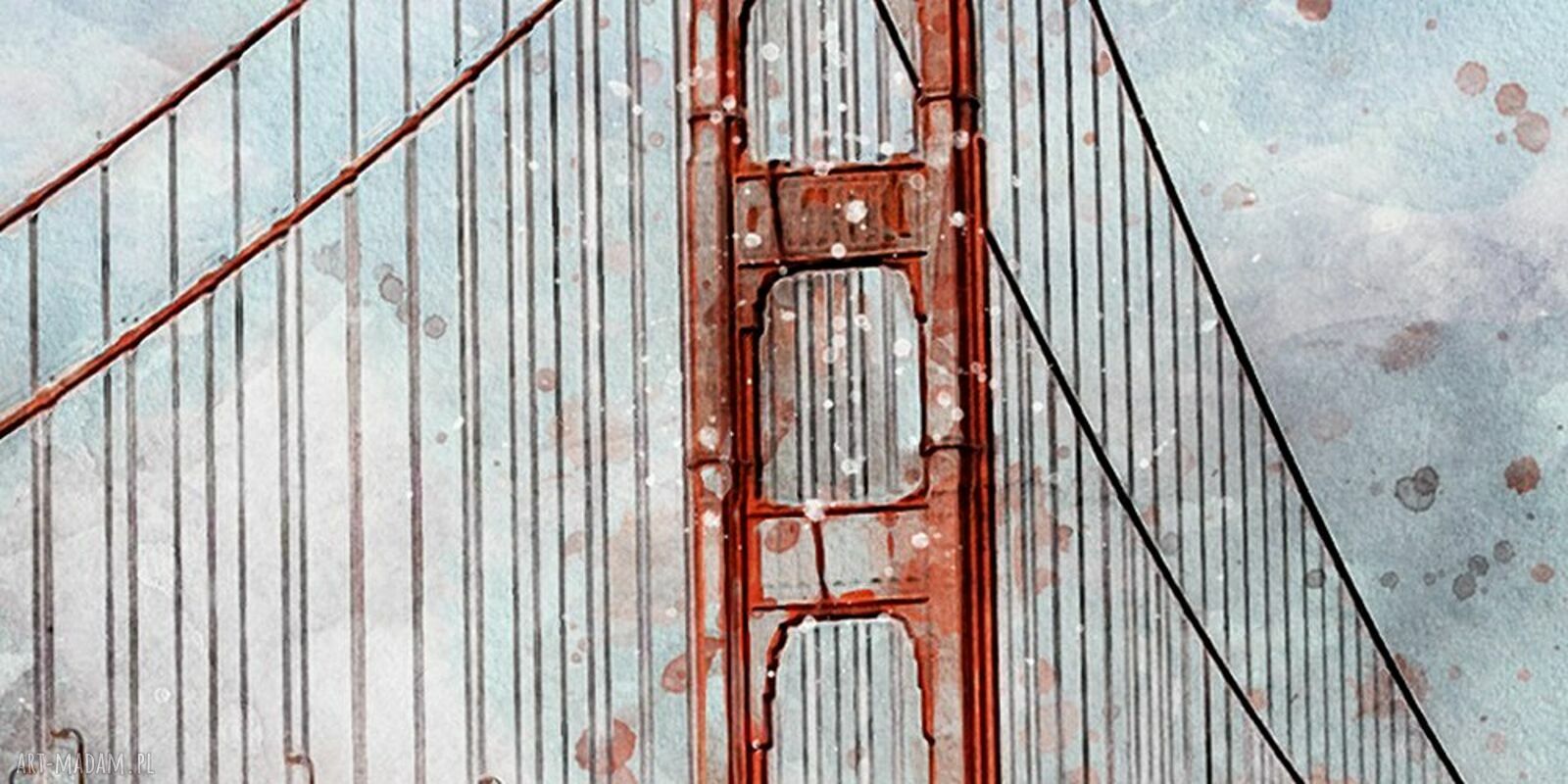 Obraz na płótnie Golden Gate w San Francisco 120x80 cm