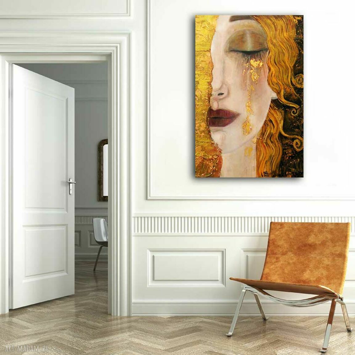 Obraz na płótnie 'Złote łzy Frei' 70x100 cm