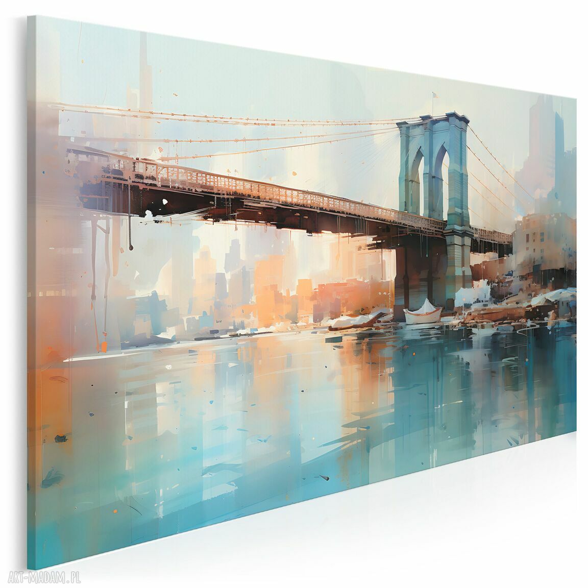 Nowoczesny obraz na płótnie Most Nowy Jork Brooklyn 120x80 cm