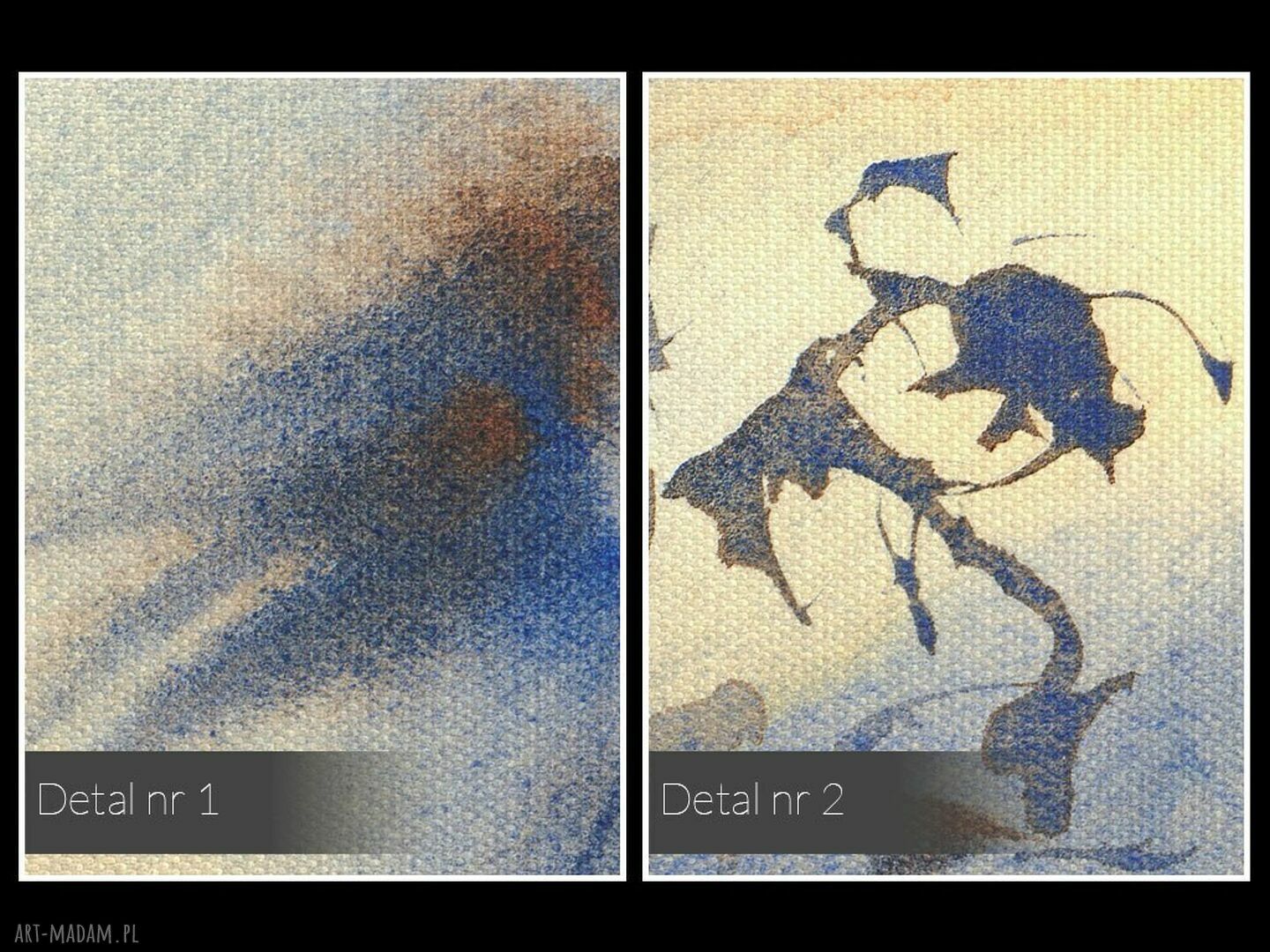 Obraz na płótnie Mgła - rozmyty pejzaż natury 100x70 cm