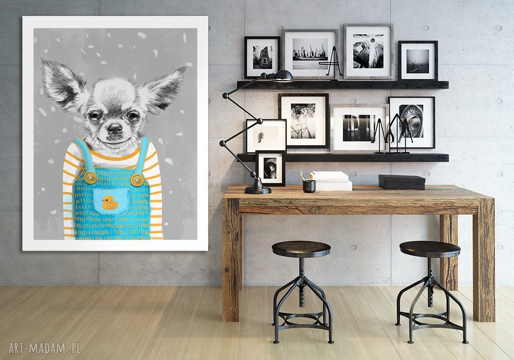 Obraz na płótnie 60x80 cm Pies Chihuahua - wysyłka w 24h 02176