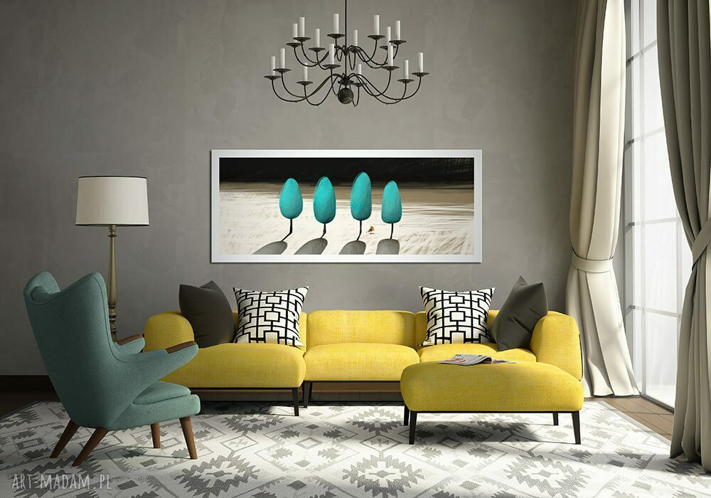 Obraz na płótnie 120x50 cm - RUDZIK 0230, wysyłka w 24h