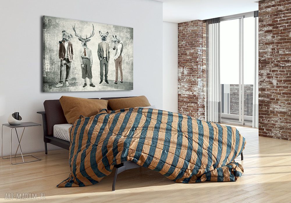 Obraz na płótnie Chłopaki 02137 - 120x80 cm