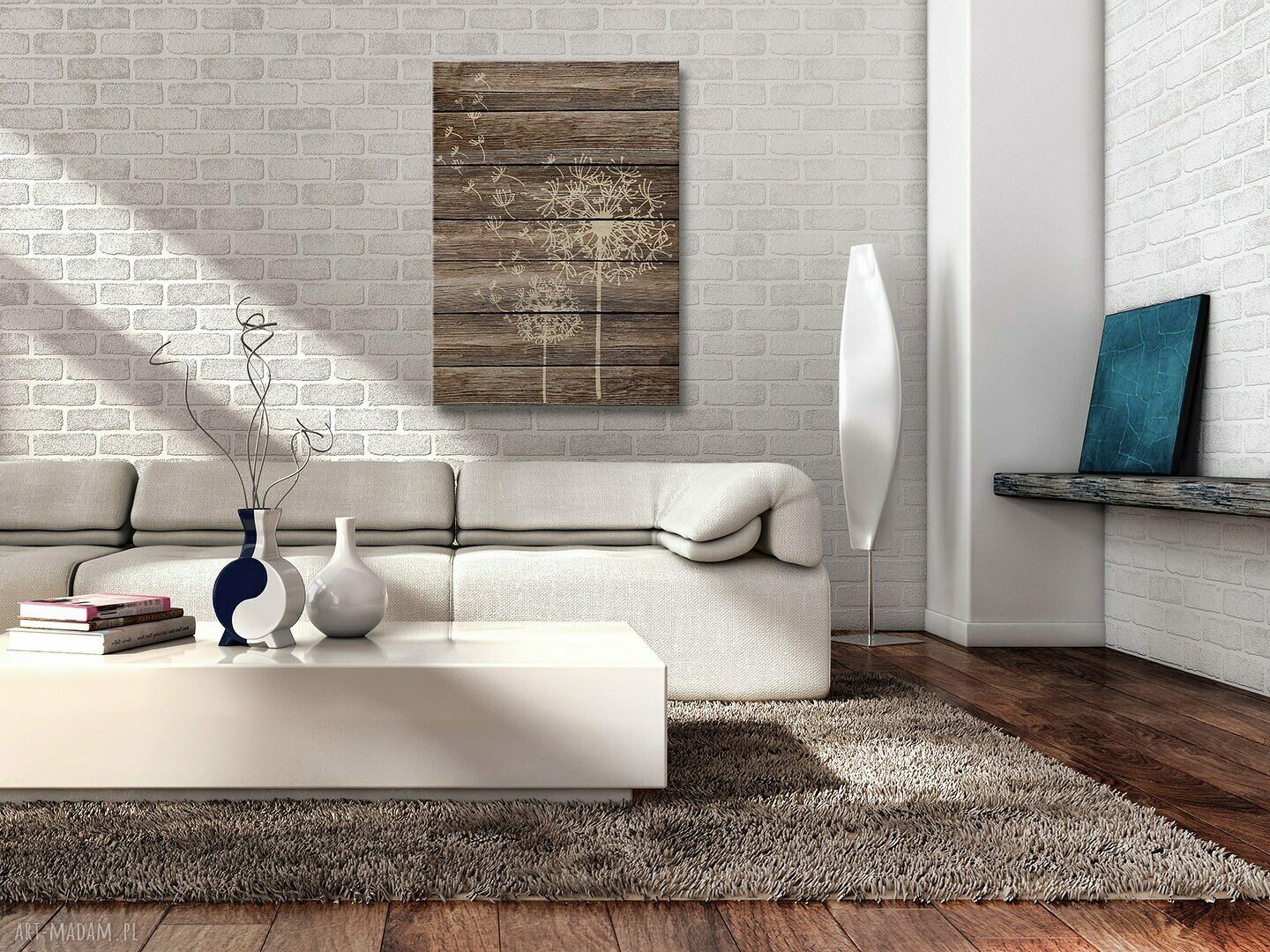 Obraz na płótnie Abstrakcja Geometria 50x70 cm (07501)