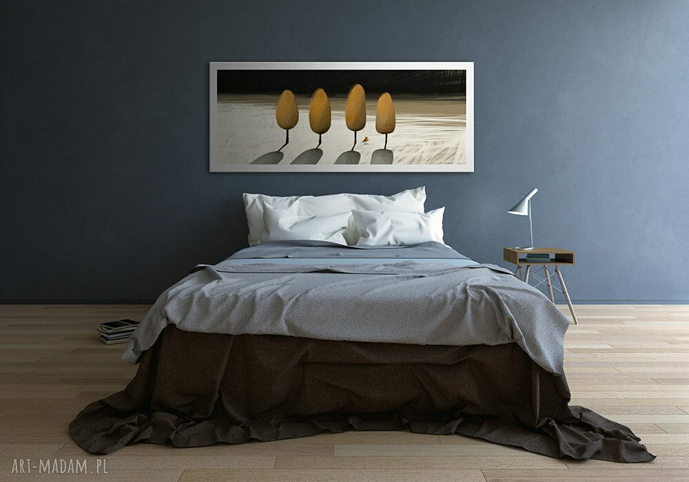 Obraz na płótnie 120x50 cm - RUDZIK 0231 (gotowy do zawieszenia)