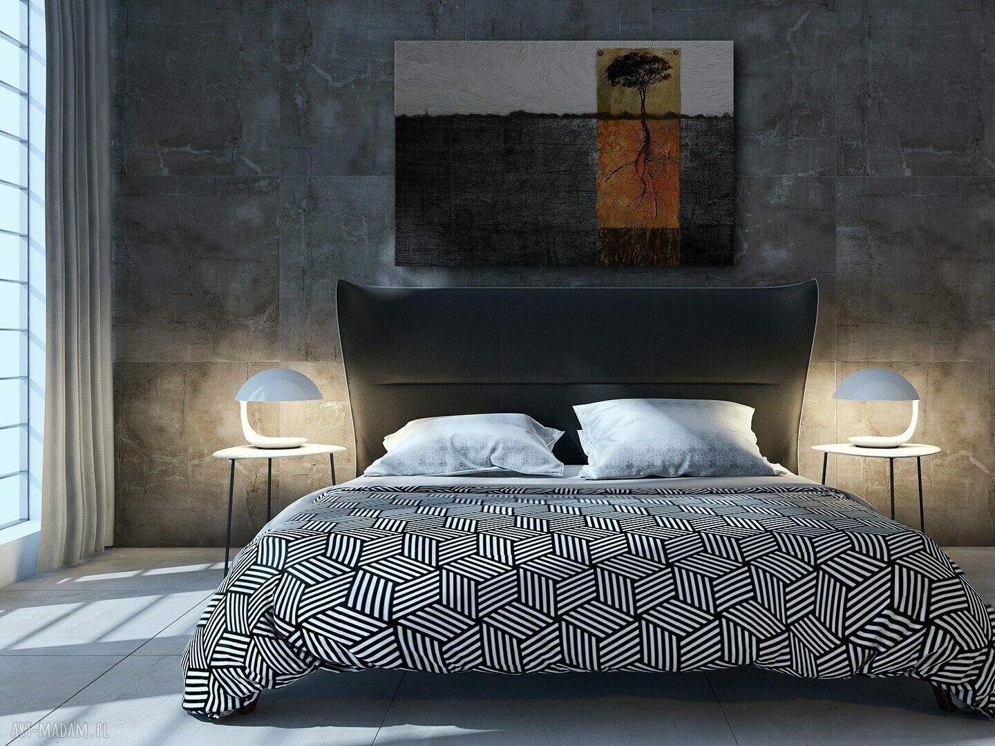 Obraz na płótnie - DRZEWO ELEGANCKI - 120x80 cm (29901)