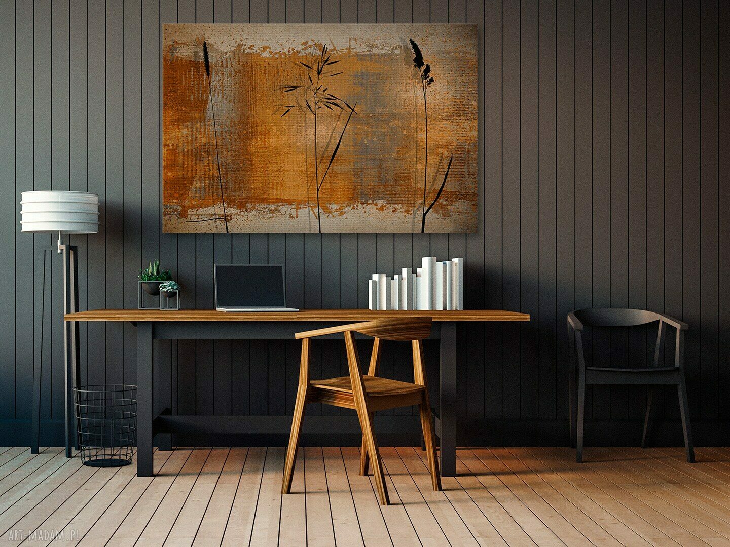 Obraz na płótnie Rośliny Eleganckie - kłosy zboża 90x60 cm (29001/90x60)