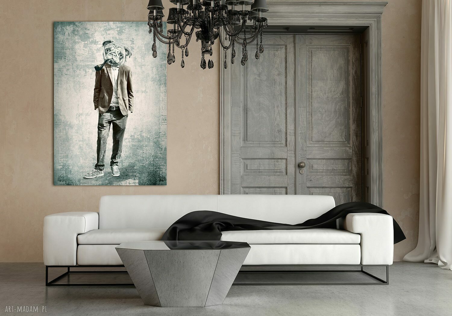 Obraz na płótnie 80x120 cm PREZES 02279 - wysyłka w 24h