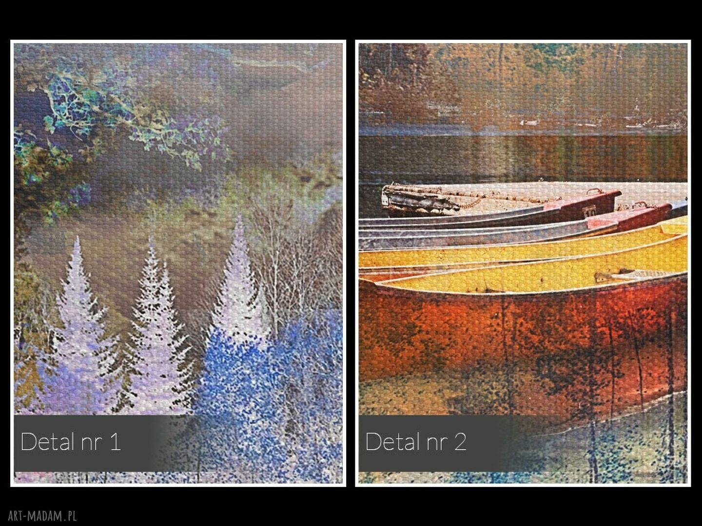 Obraz na płótnie Pejzaż Gór w Pionie 50x70 cm (30705)
