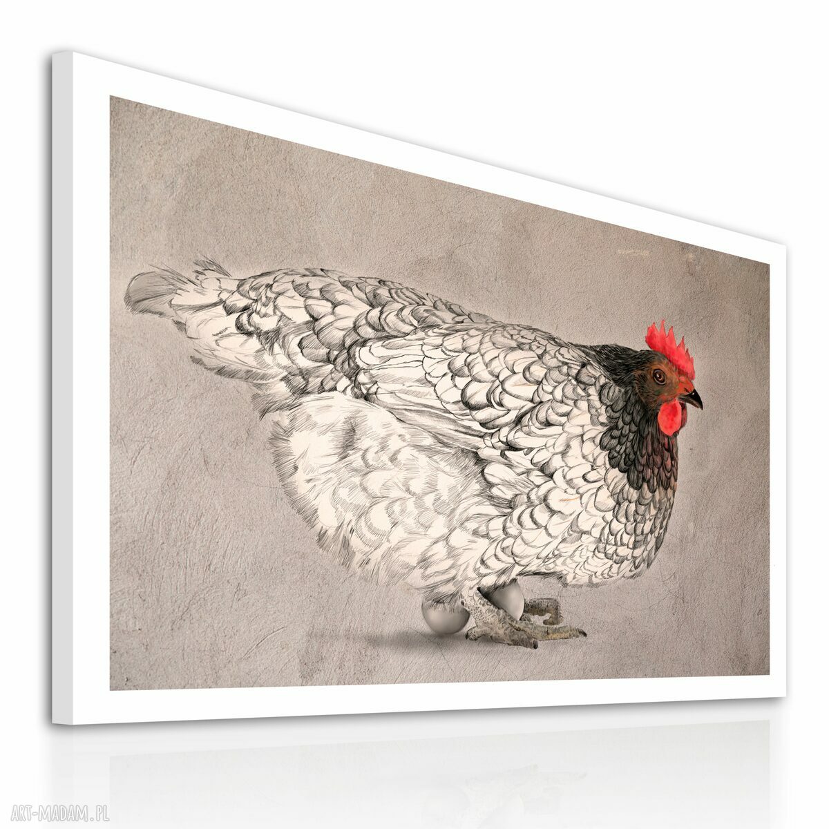 Obraz na płótnie KURA 70x50 cm - wysyłka w 24h