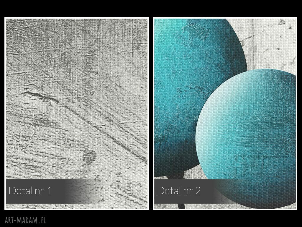 Obraz na płótnie - Balon Balonik Turkusowy - 120x80 cm (69202)