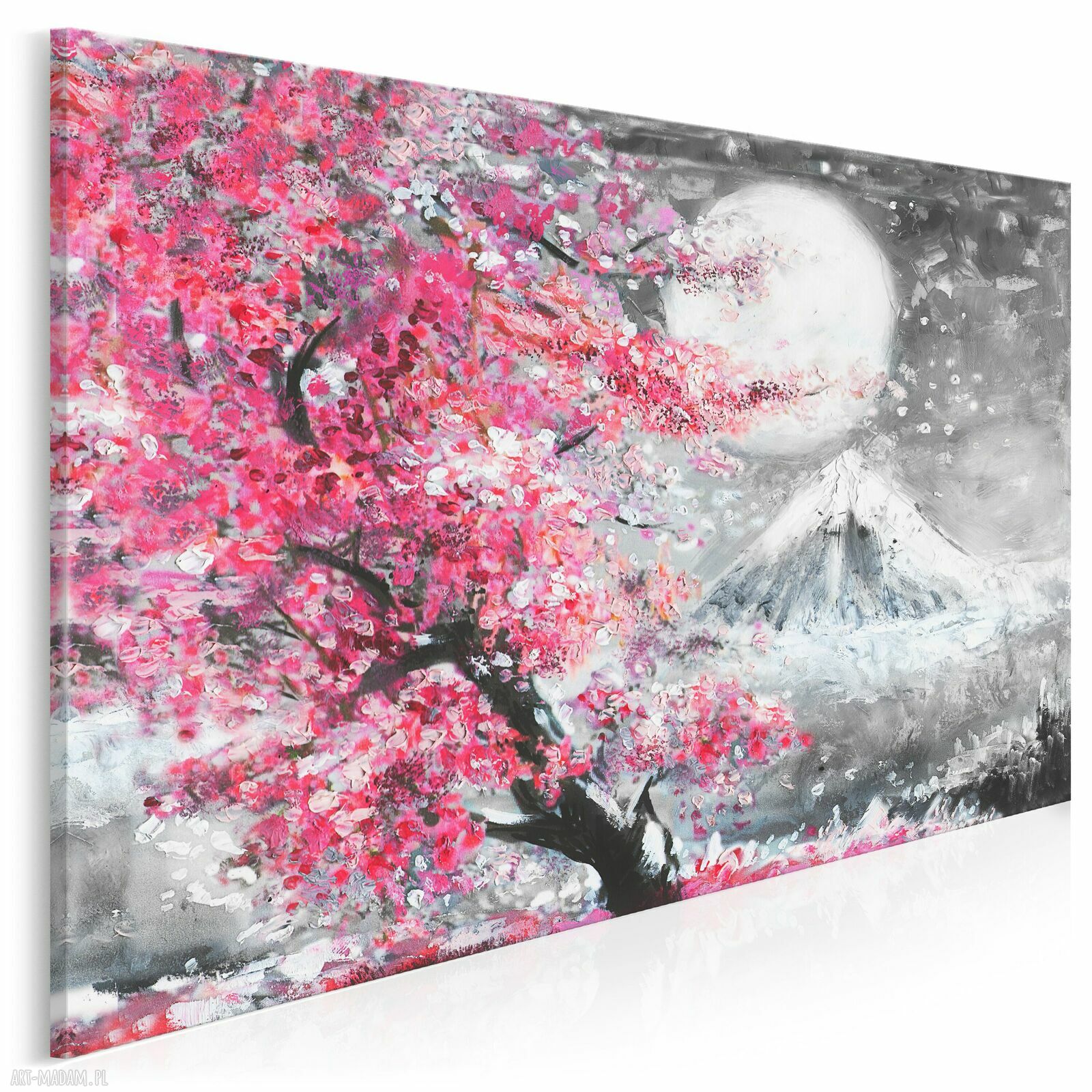 Obraz na płótnie Japonia Wiśnia - japoński pejzaż drzewo 70x50 cm