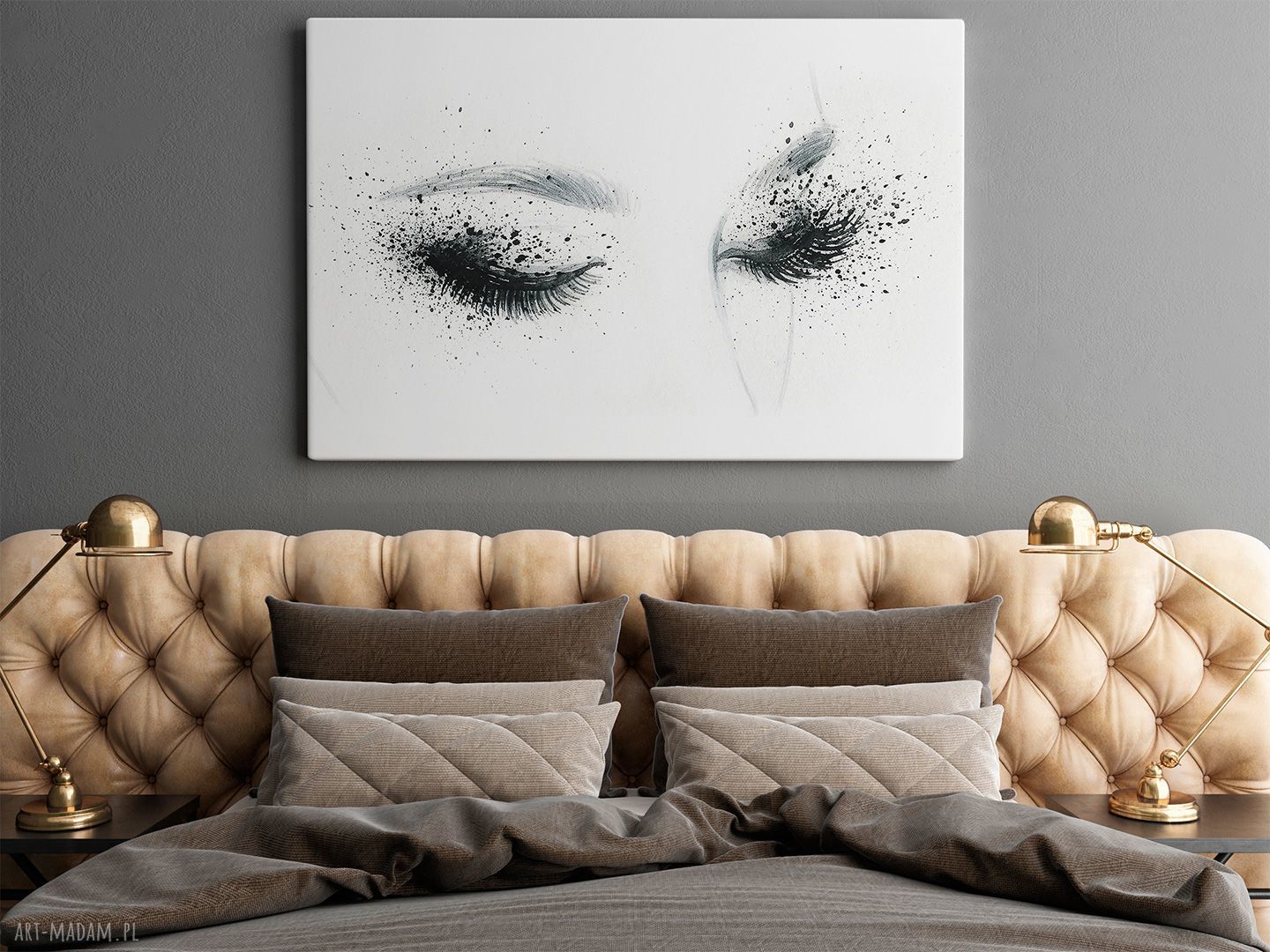 Obraz na płótnie Kobieta Oczy 120x80 cm