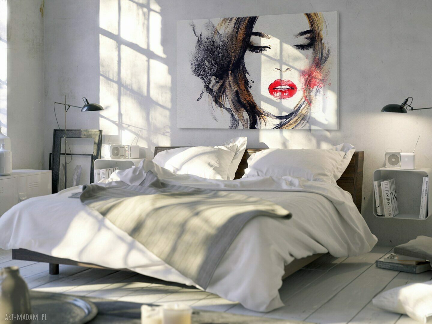 Kobieta Glamour - obraz na płótnie 150x100 cm