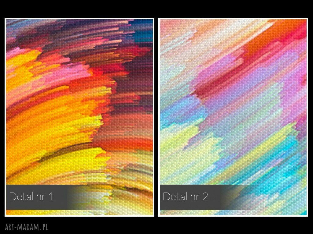 Kolorowe Linie - nowoczesny obraz na płótnie 150x100 cm