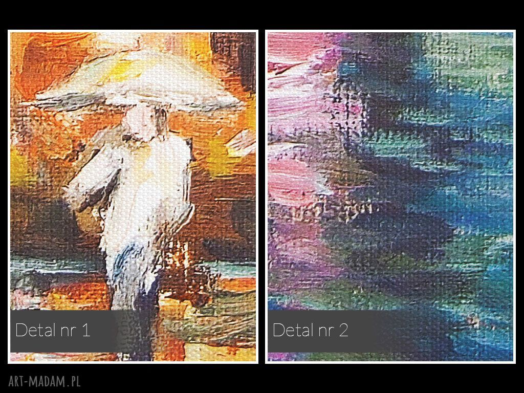 Obraz na płótnie ODBICIE POSTAĆ MIASTO i latarnia 120x80 cm