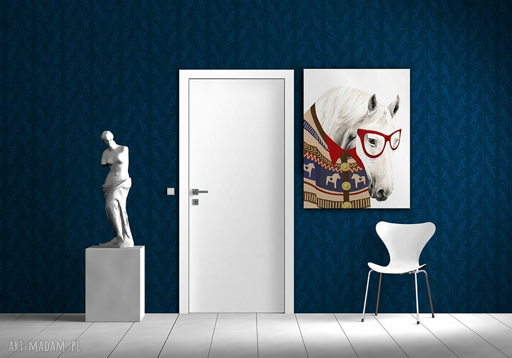 Obraz na płótnie 60x80 cm z motywem konia - wysyłka w 24h