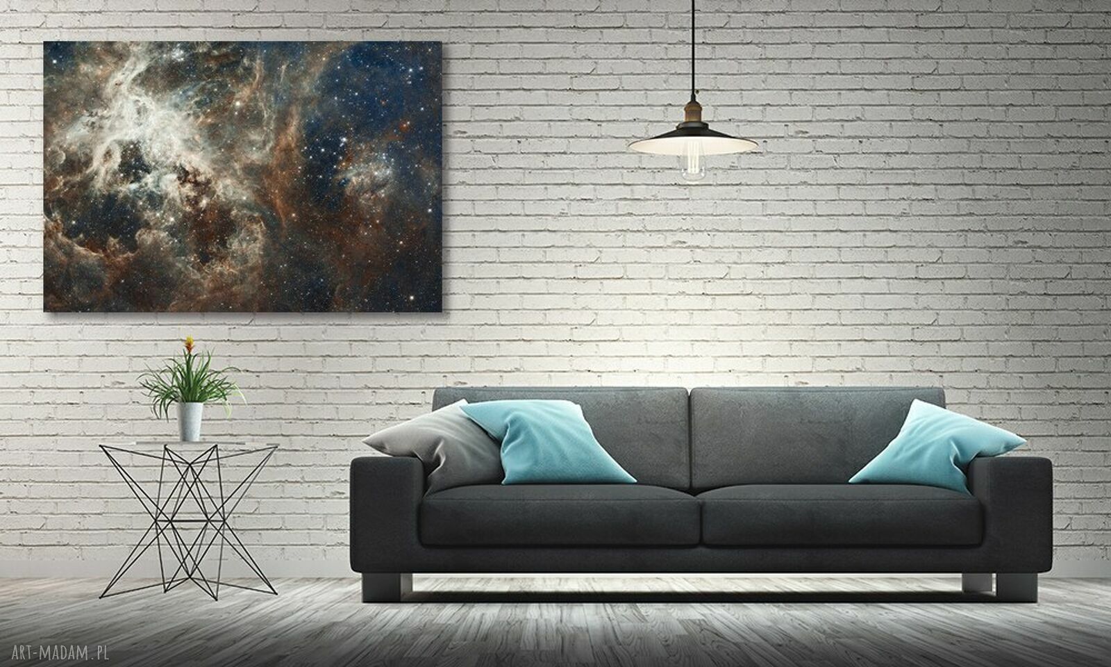 Obraz na płótnie Kosmos 2 - mgławica Tarantula i gwiazdy 120x80 cm