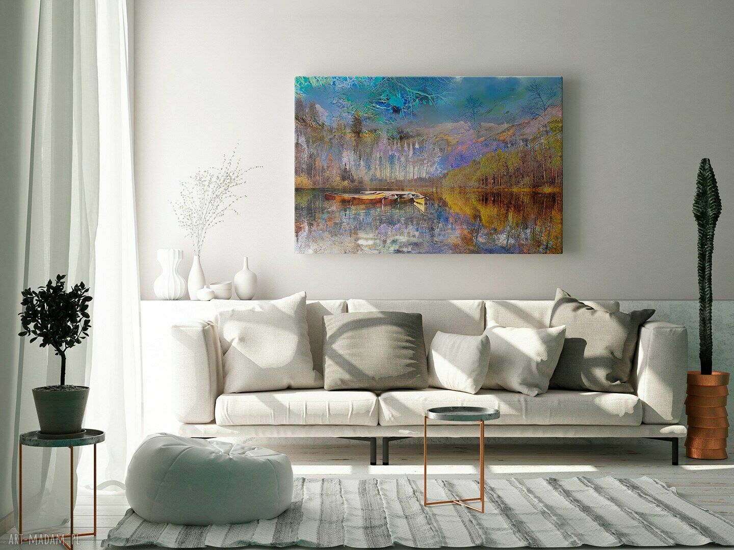 Obraz na płótnie Pejzaż Gór 120x80 cm